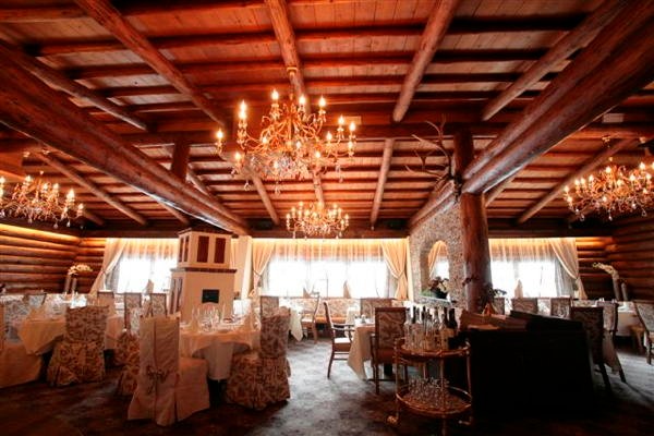 The restaurant Selva Gardena / Wolkenstein L'Medel