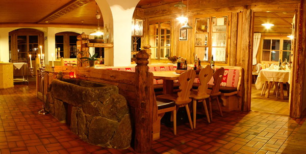 Il ristorante Santa Cristina Col Raiser