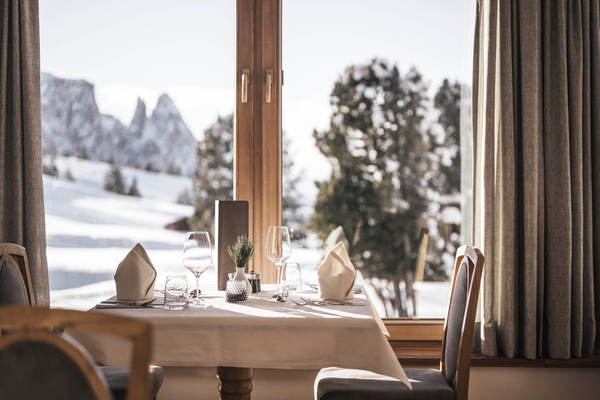 Il ristorante Alpe di Siusi Steger-Dellai