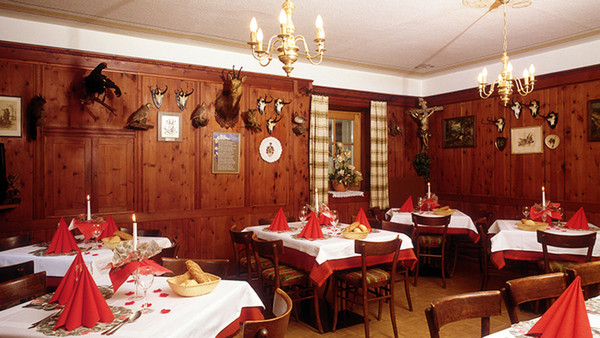 Il ristorante Braies Dolomiten