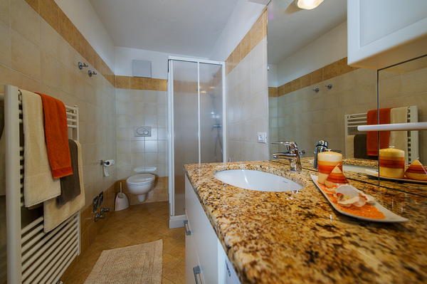 Photo of the bathroom Majon Vajolet - Apartments Luisa