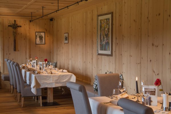 The restaurant Alpe di Siusi / Seiser Alm Tirler