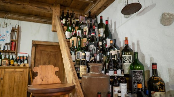 La cantina dei vini Cortina d'Ampezzo Baita Fraina