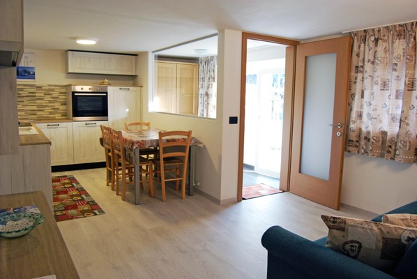 Der Wohnraum Ferienwohnung Ciasa Ciaslir