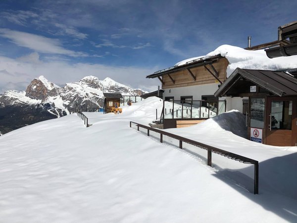 Foto Außenansicht im Winter Capanna Tondi