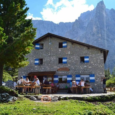 Foto Außenansicht Berghütte Vandelli