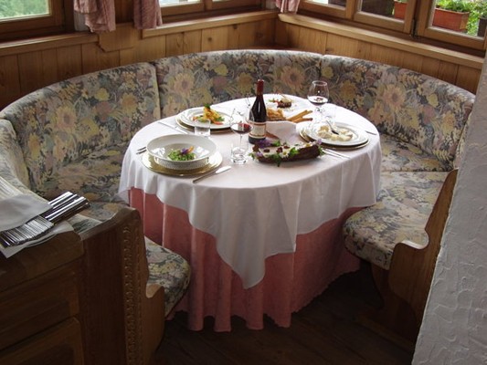 The restaurant Moena Malga Panna