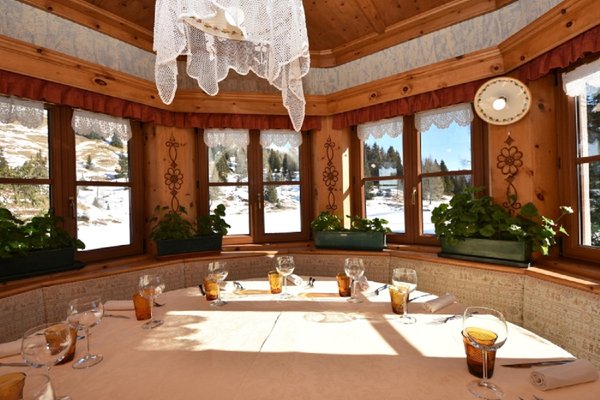 Il ristorante Passo San Pellegrino La Stua de Zach