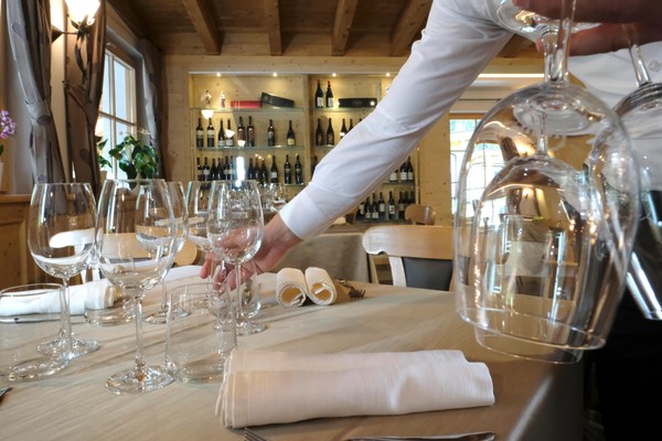The restaurant Pozza di Fassa Vidor