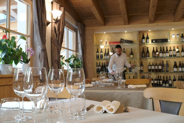 The restaurant Pozza di Fassa Vidor