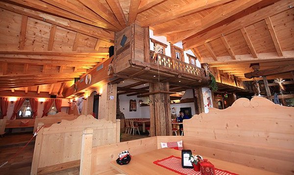 Il ristorante Canazei Ciampolin
