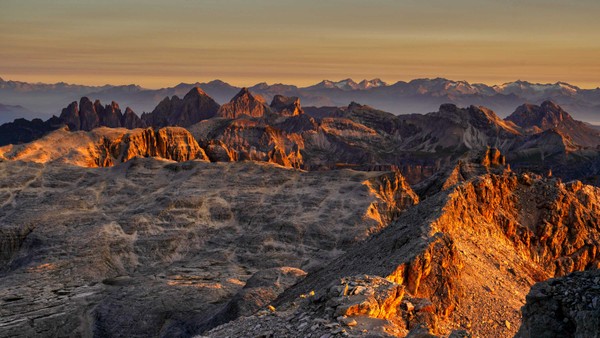 Panoramic view Canazei