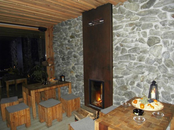Il ristorante Caminata (Valle di Tures) Wasserfallbar