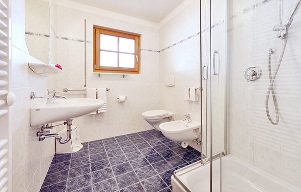 Foto del bagno Garni + Appartamenti Cristin & Dep. Antina