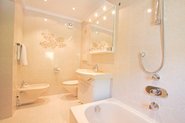 Foto del bagno Appartamenti in agriturismo Collina