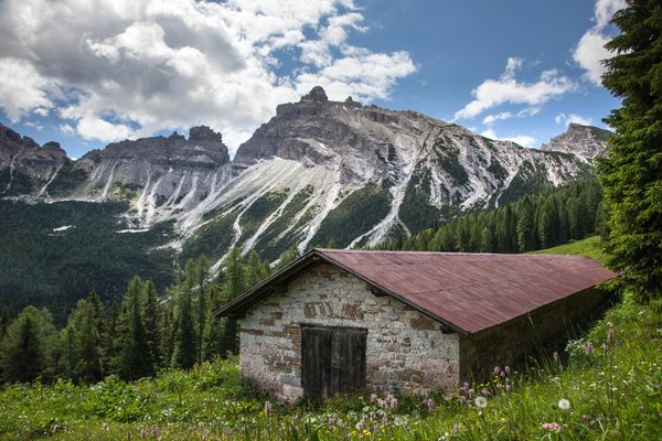 Typische Darstellung von Val di Zoldo (Monte Civetta)