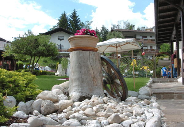Foto del giardino Castello di Fiemme