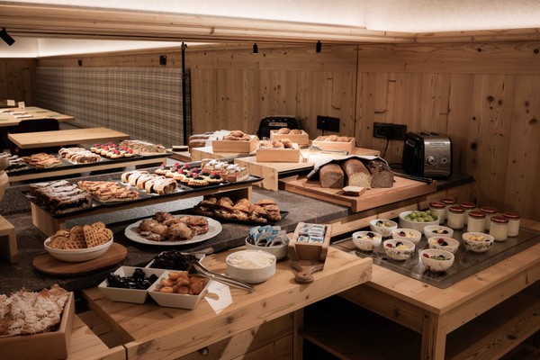 Das Frühstück Hotel Orso Grigio