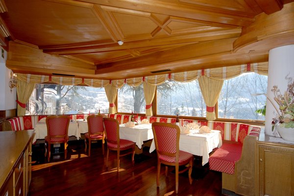 Il ristorante Cavalese Parkhotel Villa Trunka Lunka