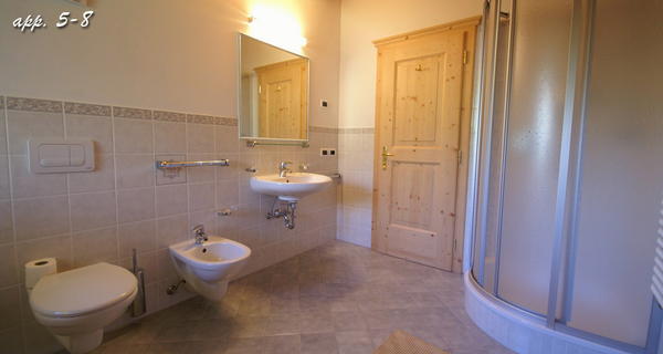 Foto del bagno Appartamenti Maso Silvestro