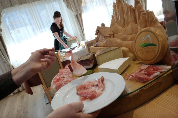 The restaurant Predazzo Cimon Dolomites