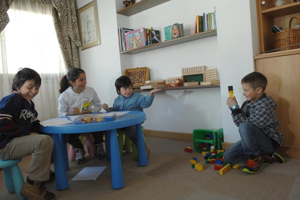 The children's play room Hotel Cimon Dolomites