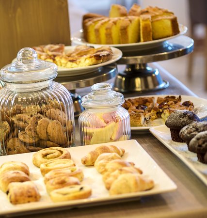 Das Frühstück Aparthotel Villa di Bosco