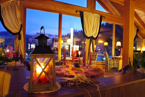 Il ristorante Tesero Berghotel Miramonti