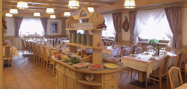 Il ristorante Ziano di Fiemme Villa Jolanda