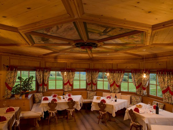 The restaurant Castello di Fiemme Maso Pertica