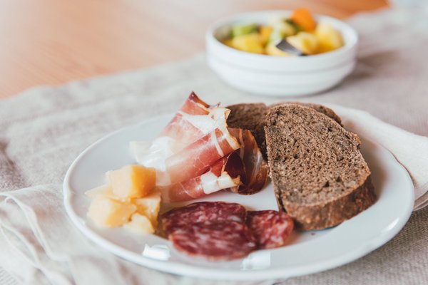 La colazione Pensione in agriturismo Maso Corradini