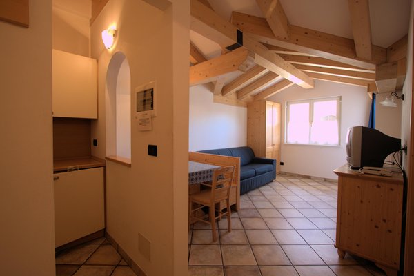 La zona giorno Montebel - Residence 3 stelle
