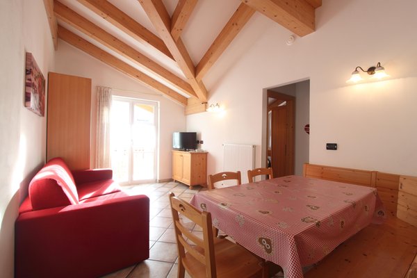La zona giorno Montebel - Residence 3 stelle