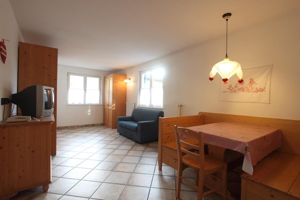 La zona giorno Montebel - Residence 3 stelle