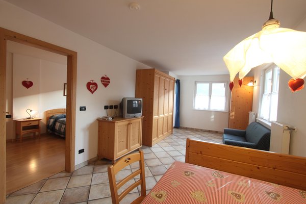 La zona giorno Montebel - Residence 3 stelle