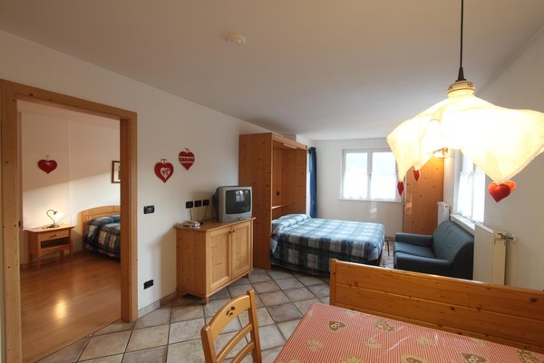 La zona giorno Montebel - Residence 3 stelle