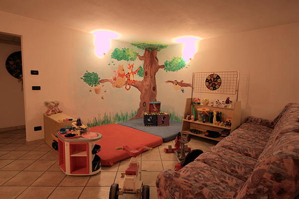La sala giochi Residence Montebel