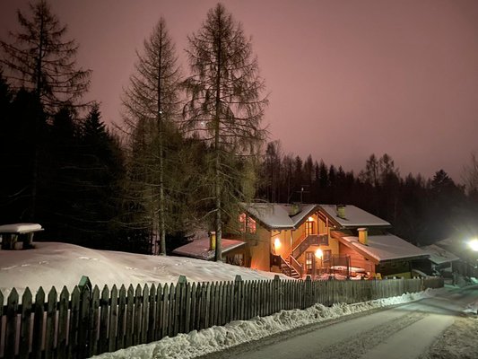 Foto invernale di presentazione Residence Volpe Rossa