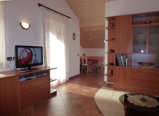 La zona giorno Appartamenti Cottone Ivano