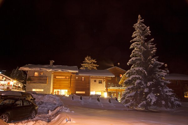 Foto esterno in inverno Baite Aurora