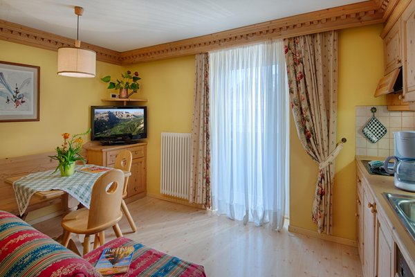 La zona giorno Residence Appartements Peter
