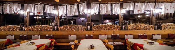 Il ristorante Varena La Baita