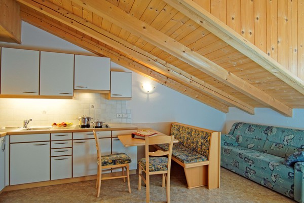 Der Wohnraum B&B + Ferienwohnungen auf dem Bauernhof Unterbergerhof