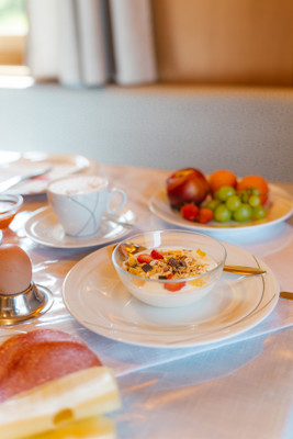 La colazione B&B + Appartamenti in agriturismo Unterbergerhof