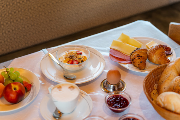 La colazione B&B + Appartamenti in agriturismo Unterbergerhof