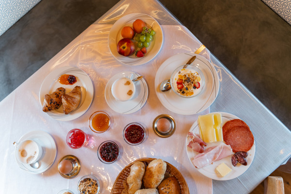 La colazione B&B + Appartamenti in agriturismo Unterbergerhof