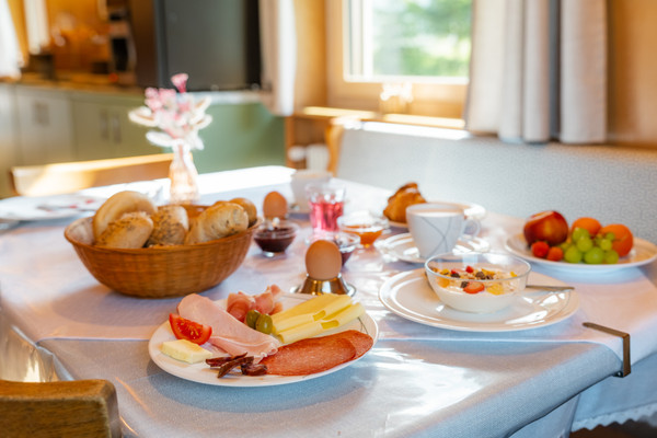 La colazione B&B + Appartamenti in agriturismo Unterbergerhof