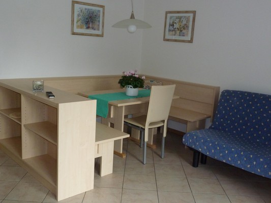 La zona giorno Appartamenti Margit