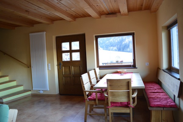 Der Wohnraum Ferienwohnungen auf dem Bauernhof Martlerhof