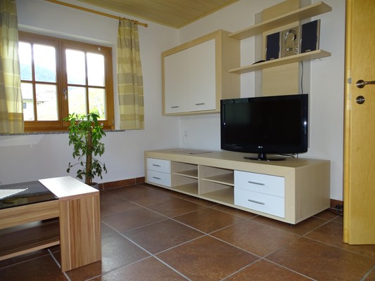 La zona giorno Appartamenti in agriturismo Turlerhof